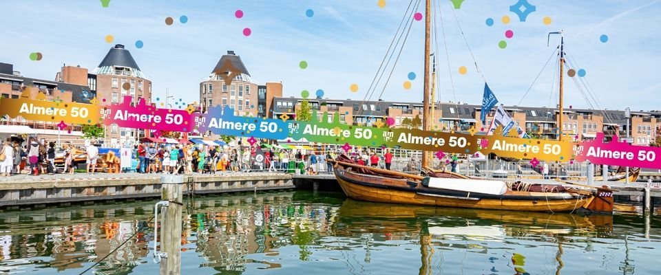 Almere viert 50 jaar en wij vieren mee met exclusieve acties!